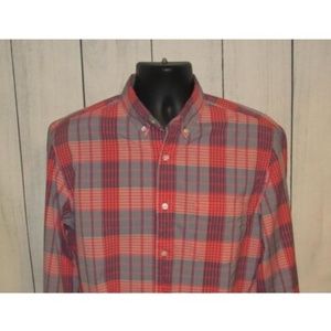 J. Crew Button Front Shirt / Tartan / Medium